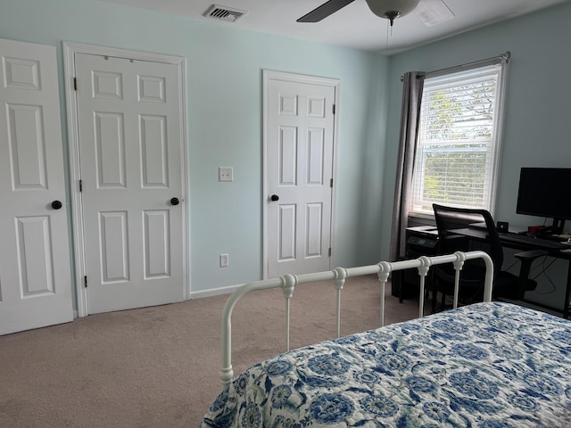 2480 Whitney Ave Unit 2, Hamden, CT 06518 - bedroom featuring carpet floors and a ceiling fan