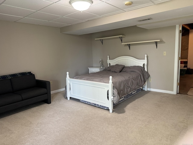 2480 Whitney Ave Unit 2, Hamden, CT 06518 - bedroom featuring light carpet and a paneled ceiling