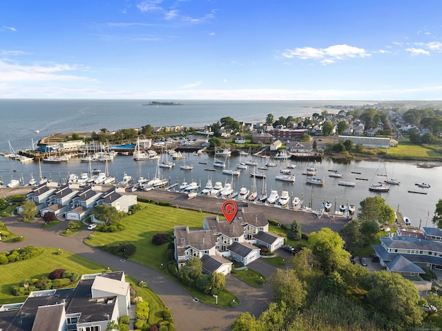 8 Oyster Landing Rd Unit 8, Milford, CT 06460 - aerial view of numerous boat docks and a nearby body of water