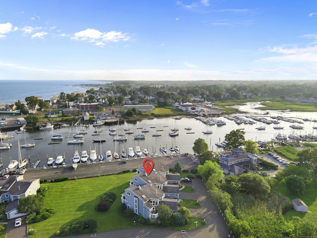 8 Oyster Landing Rd Unit 8, Milford, CT 06460 - view of property location with a large body of water and a marina
