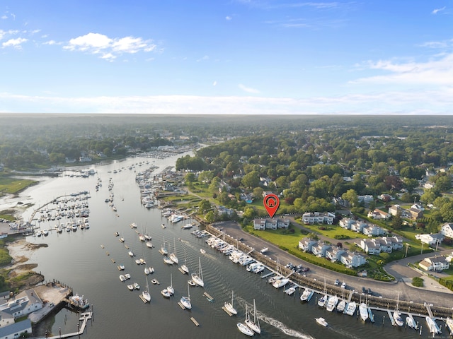 8 Oyster Landing Rd Unit 8, Milford, CT 06460 - view of property location featuring numerous boat docks and a nearby body of water