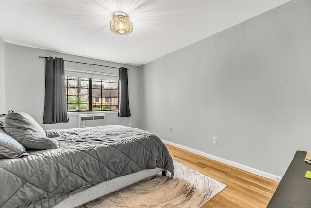 304 Foxwood Ln Unit 304, Milford, CT 06461 - bedroom with wood finished floors and cooling unit