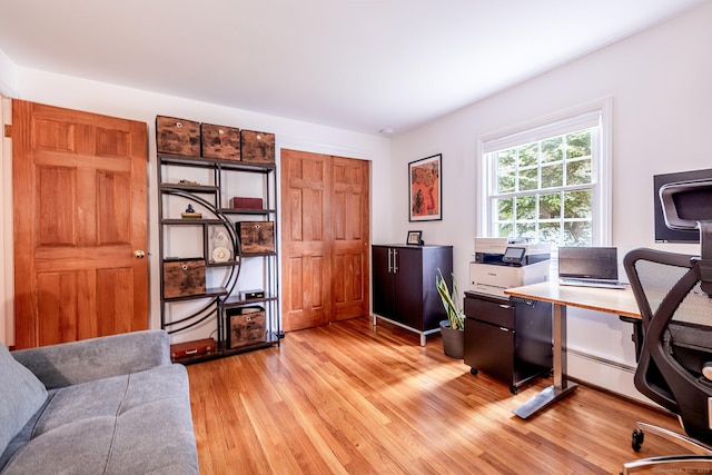 39 Aspen Mill Rd, Ridgefield, CT 06877 - office area featuring light wood-style flooring