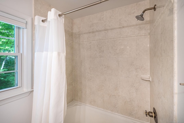 39 Aspen Mill Rd, Ridgefield, CT 06877 - bathroom with shower / bath combo with shower curtain
