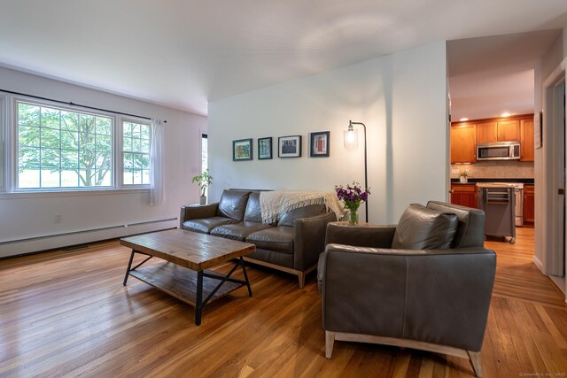 39 Aspen Mill Rd, Ridgefield, CT 06877 - living room featuring light wood-type flooring