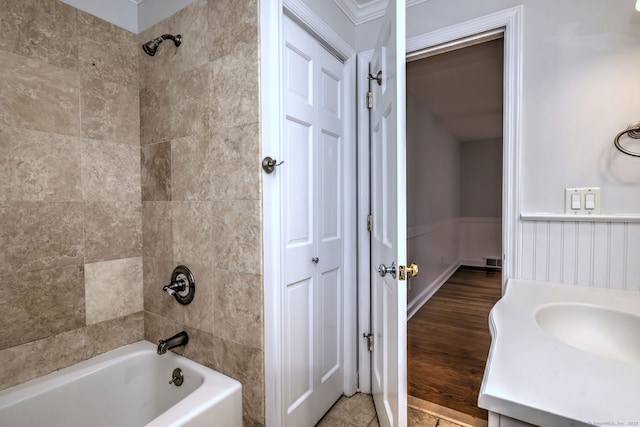 30 Birch St, Stratford, CT 06615 - bathroom with shower / bath combination and vanity