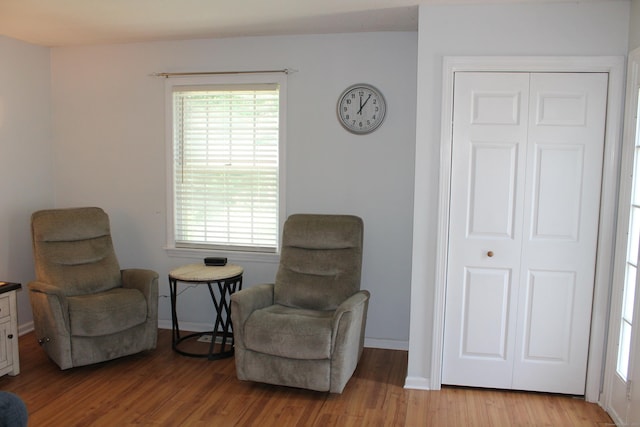 176 Atwater St Apt 7, Southington, CT 06479 - living area featuring light wood-style floors and baseboards