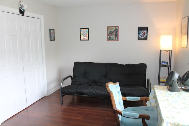 176 Atwater St Apt 7, Southington, CT 06479 - living area with wood finished floors and baseboards