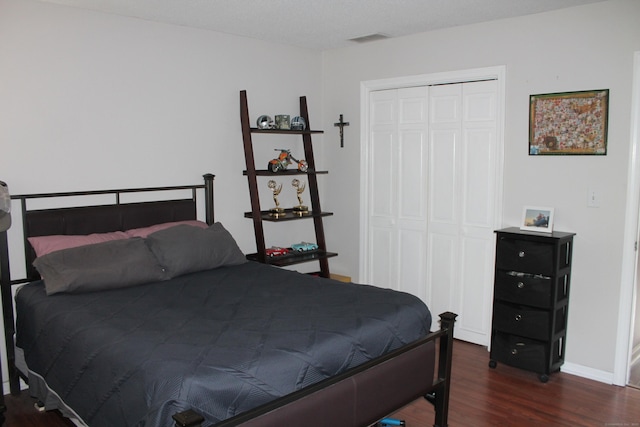 176 Atwater St Apt 7, Southington, CT 06479 - bedroom featuring dark wood-type flooring and a closet