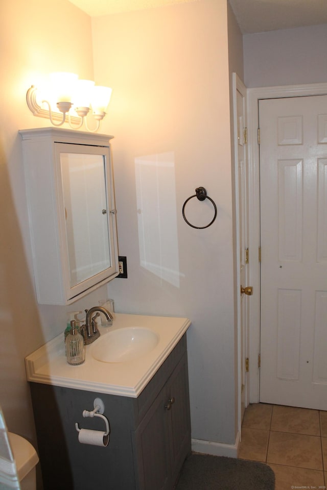 176 Atwater St Apt 7, Southington, CT 06479 - bathroom with vanity and tile patterned flooring