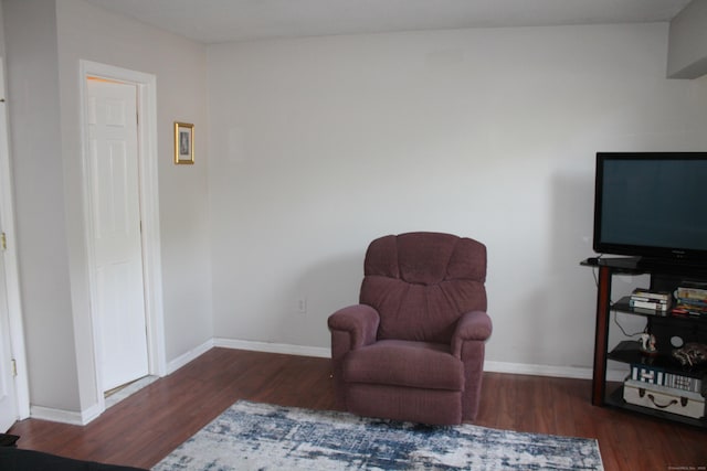 176 Atwater St Apt 7, Southington, CT 06479 - sitting room featuring wood finished floors and baseboards