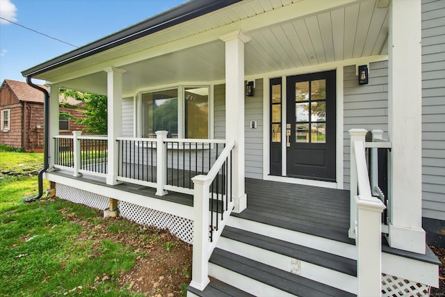 3481 Park Ave, Fairfield, CT 06825 - doorway to property with a porch
