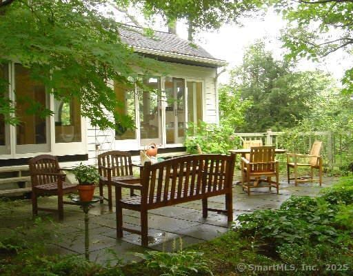 7 White Birch Rd, Wilton, CT 06897 - view of patio / terrace featuring an outdoor living space