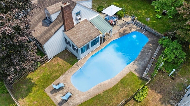 12 Deacon Hill Rd, Stamford, CT 06905 - view of subject property with a pool