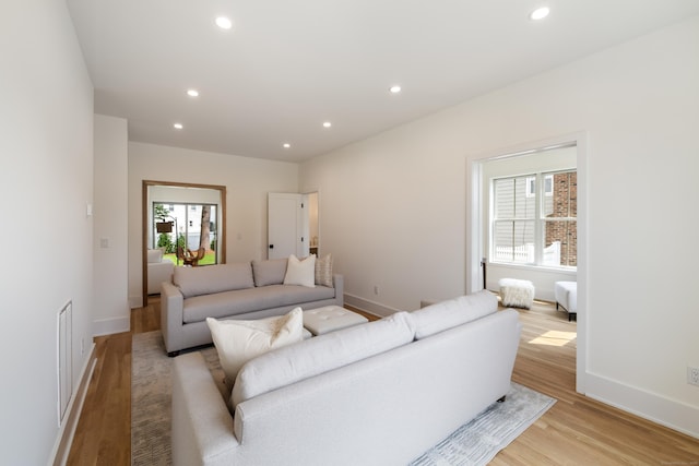1846 Mill Plain Rd, Fairfield, CT 06824 - living room with recessed lighting and light wood-type flooring