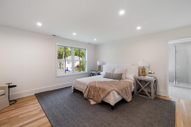 1846 Mill Plain Rd, Fairfield, CT 06824 - bedroom with light wood-type flooring and recessed lighting