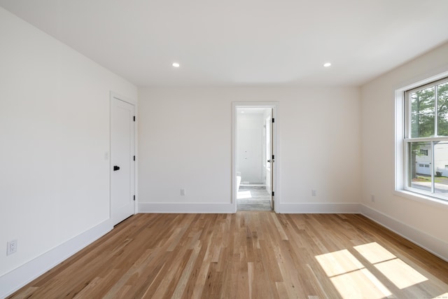 1846 Mill Plain Rd, Fairfield, CT 06824 - unfurnished room featuring light wood-style flooring and recessed lighting