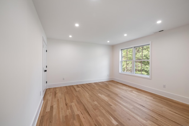 1846 Mill Plain Rd, Fairfield, CT 06824 - empty room with recessed lighting and light wood finished floors