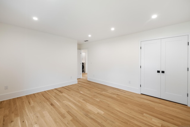 1846 Mill Plain Rd, Fairfield, CT 06824 - spare room with light wood-style flooring and recessed lighting