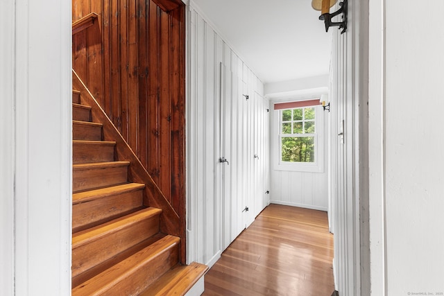 45 Lake Dr S, New Fairfield, CT 06812 - staircase featuring wood finished floors