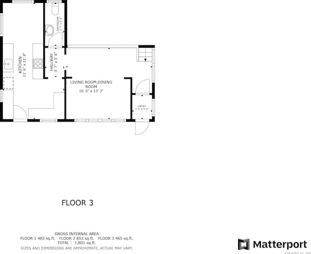 45 Lake Dr S, New Fairfield, CT 06812 - view of room layout