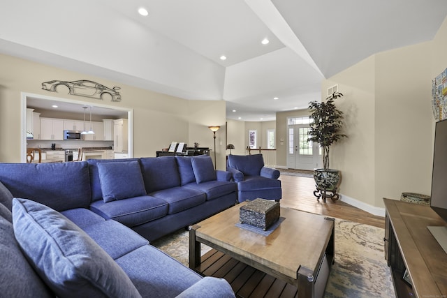 8 Amolia Farms Rd, Windsor, CT 06095 - living room with wood finished floors and recessed lighting