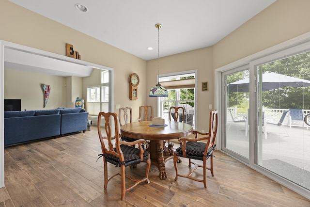 8 Amolia Farms Rd, Windsor, CT 06095 - dining room with light wood-type flooring and recessed lighting