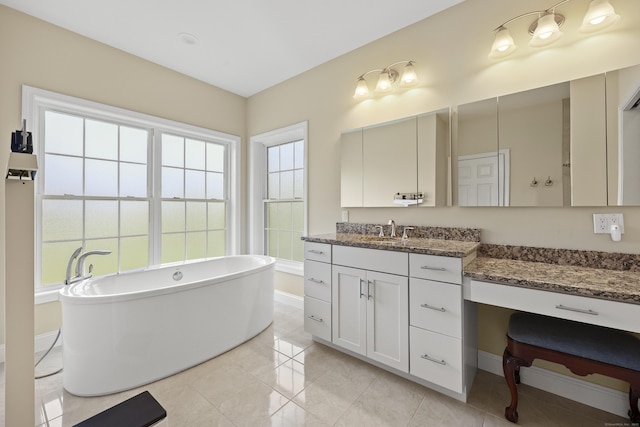 8 Amolia Farms Rd, Windsor, CT 06095 - bathroom featuring a freestanding bath and vanity