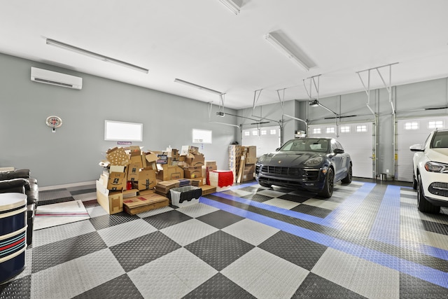 8 Amolia Farms Rd, Windsor, CT 06095 - garage featuring a wall mounted AC