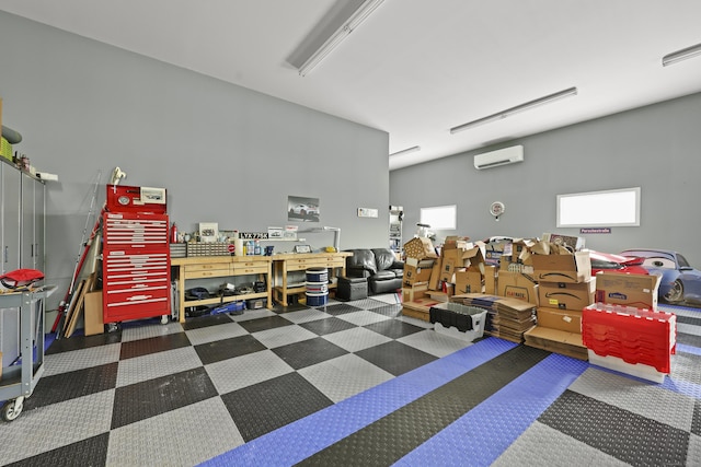 8 Amolia Farms Rd, Windsor, CT 06095 - garage with a wall mounted air conditioner