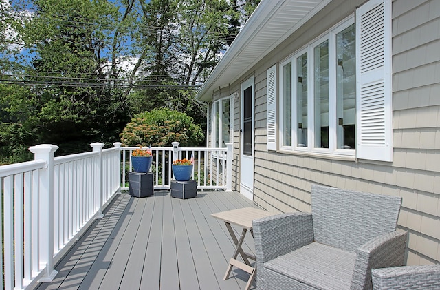4 White Birch Dr, Guilford, CT 06437 - view of wooden terrace