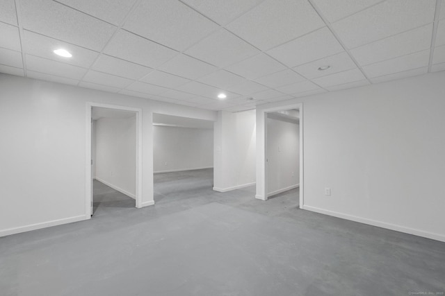 14 Ross Way Unit 14, Windsor Locks, CT 06096 - finished below grade area with recessed lighting and a paneled ceiling