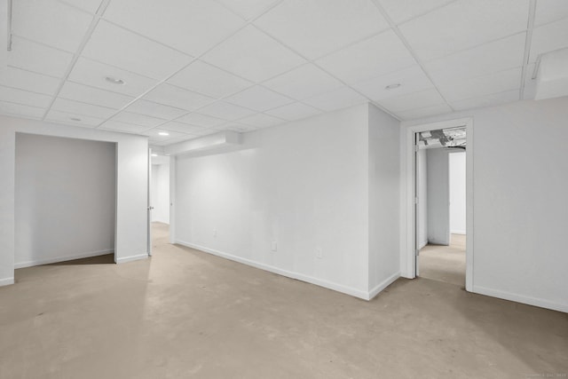 14 Ross Way Unit 14, Windsor Locks, CT 06096 - finished below grade area featuring a drop ceiling and recessed lighting
