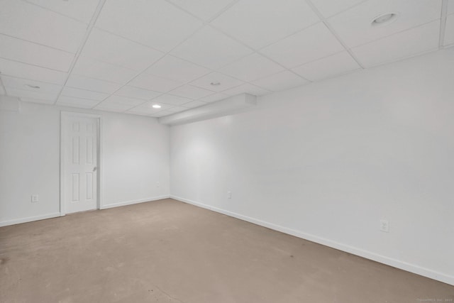 14 Ross Way Unit 14, Windsor Locks, CT 06096 - spare room with a paneled ceiling and recessed lighting