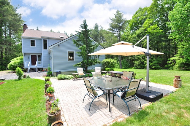 127 Weldon Ct, Goshen, CT 06756 - view of patio / terrace