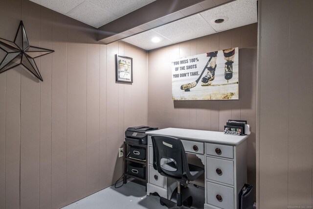 309 Russo Dr, Hamden, CT 06518 - home office featuring a drop ceiling