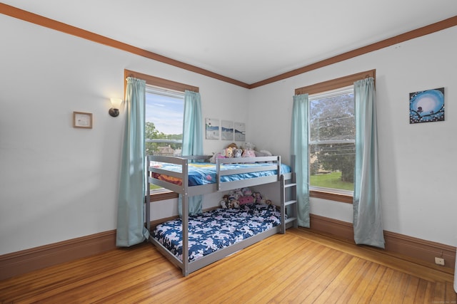 135 W Thames St, Norwich, CT 06360 - bedroom featuring hardwood / wood-style flooring and baseboards