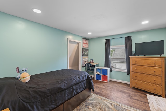135 W Thames St, Norwich, CT 06360 - bedroom featuring wood finished floors and recessed lighting