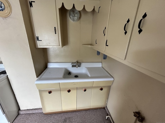 306 Divinity St, Bristol, CT 06010 - kitchen with carpet and light countertops