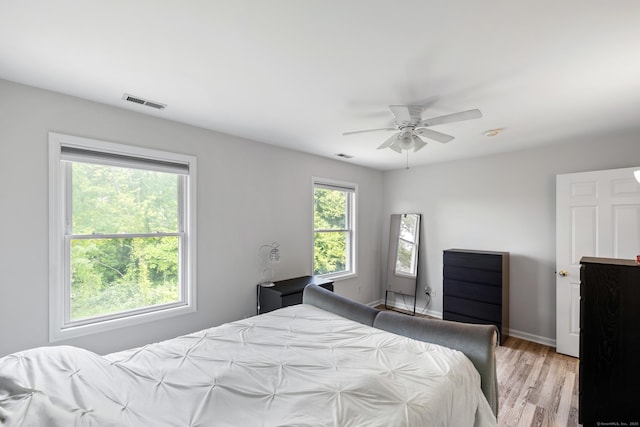 17 Glenwood Ave, Norwalk, CT 06854 - bedroom with light wood-style floors and ceiling fan