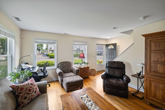17 Glenwood Ave, Norwalk, CT 06854 - living area featuring light wood-style floors and baseboards