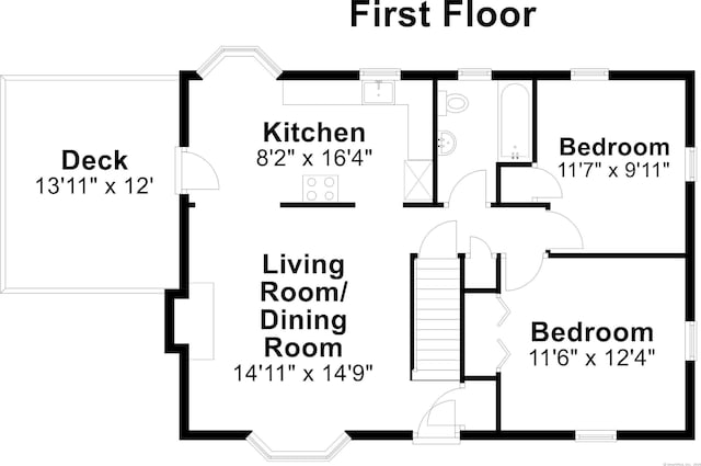 244 Stanwood Dr, New Britain, CT 06053 - view of floor plan / room layout