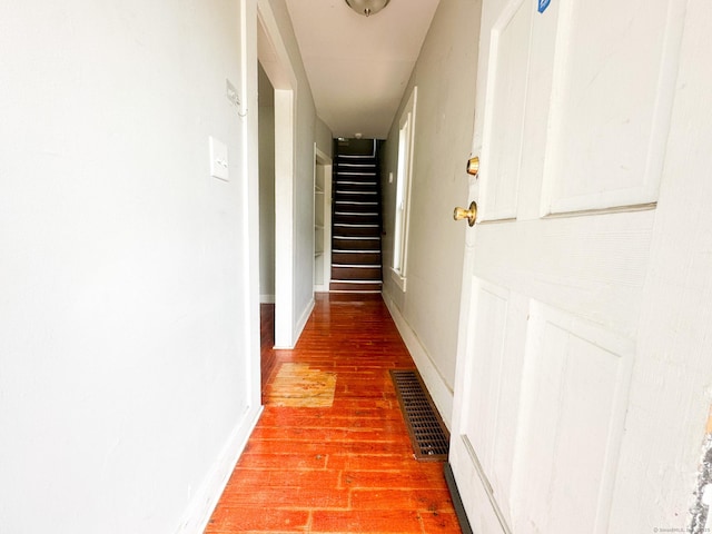 666 Orchard St, New Haven, CT 06511 - corridor featuring light wood-style floors and stairs