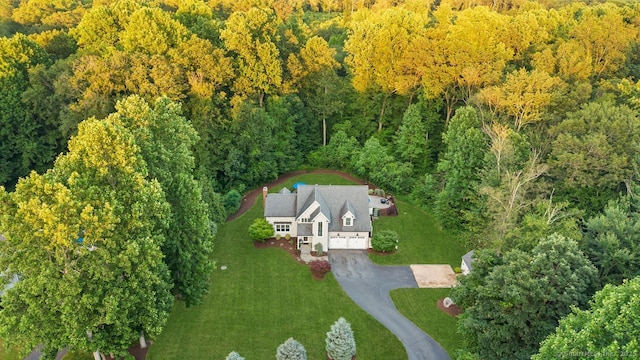 7 Forest View Dr, Newtown, CT 06482 - aerial view of property and surrounding area featuring a forest