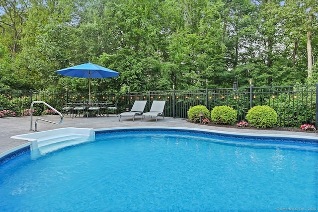 7 Forest View Dr, Newtown, CT 06482 - view of swimming pool featuring a patio area