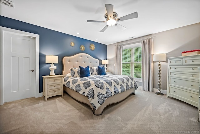 7 Forest View Dr, Newtown, CT 06482 - carpeted bedroom with a ceiling fan and recessed lighting