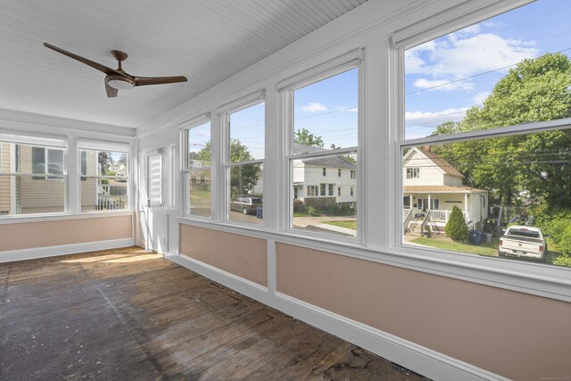 94 Prospect Ave, West Haven, CT 06516 - unfurnished sunroom featuring healthy amount of natural light and wood-type flooring