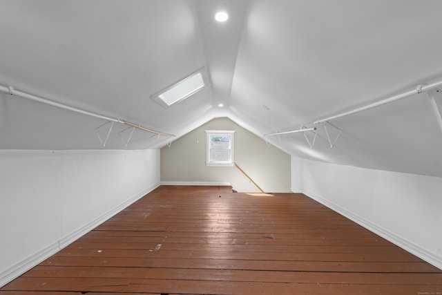 94 Prospect Ave, West Haven, CT 06516 - additional living space featuring vaulted ceiling and hardwood / wood-style flooring