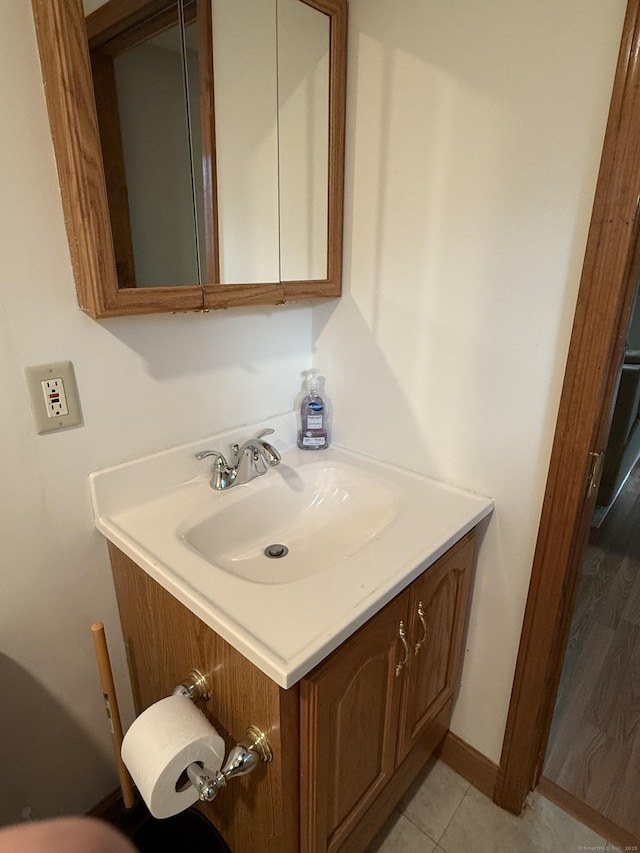 175 Luna Trail Ext, Southbury, CT 06488 - bathroom with vanity and tile patterned flooring