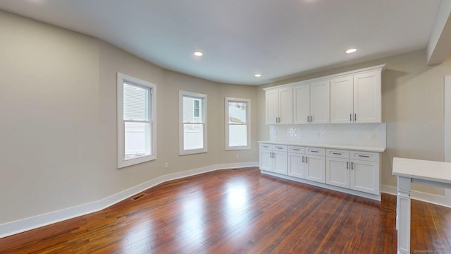 274 High St, Fairfield, CT 06824 - empty room featuring dark wood-type flooring and recessed lighting